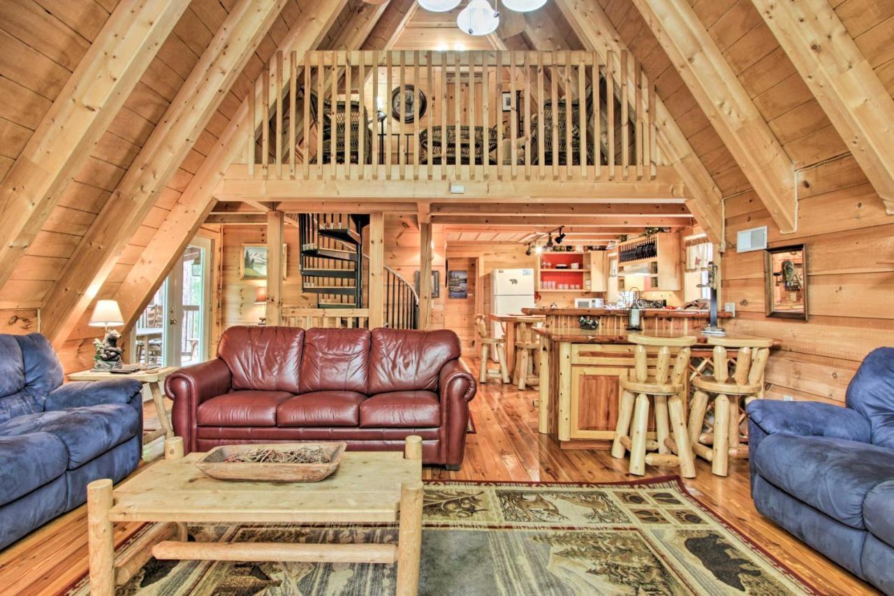 A-Frame Cabin With Hot Tub Less Than 1 Mi To Ober Gatlinburg Villa Buitenkant foto