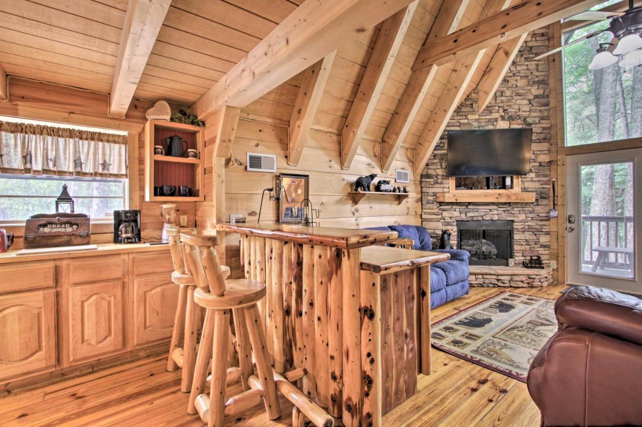 A-Frame Cabin With Hot Tub Less Than 1 Mi To Ober Gatlinburg Villa Buitenkant foto